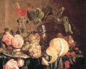 Still-Life with Flowers and Fruit - 让·达维德兹·德·希姆